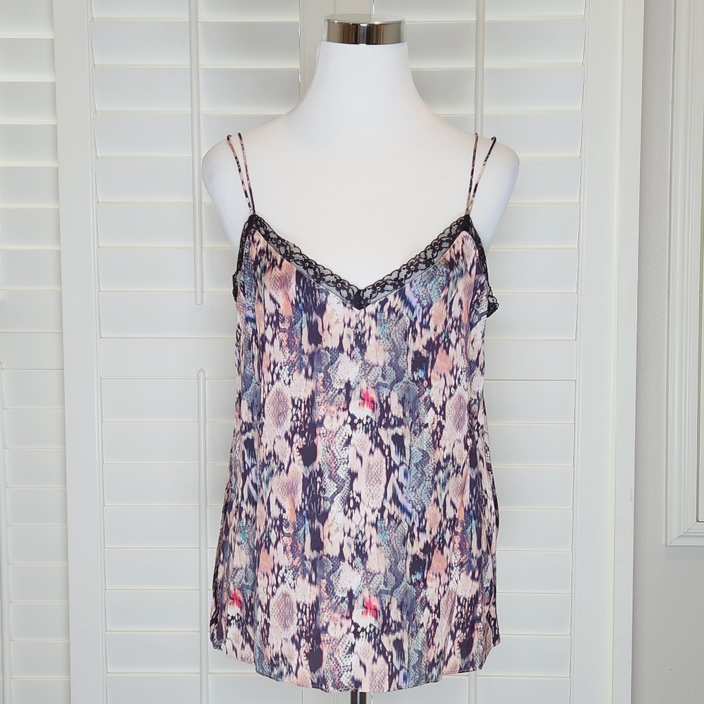 ALLSAINTS Nia Masala Silk Blend Camisole/Tank Top - Picture 2 of 5
